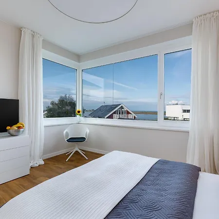 Apartment Harbour Lodge: Meerblick, Terrasse, Balkon, Finnische Sauna, Kaminofen