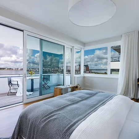 Harbour Lodge: Meerblick, Terrasse, Balkon, Finnische Sauna, Kaminofen