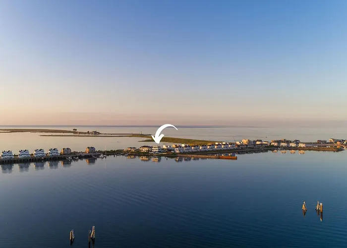 Harbour Lodge: Meerblick, Terrasse, Balkon, Finnische Sauna, Kaminofen